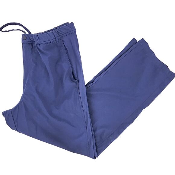 Carhartt Scrub Pants Men's Large Blue Nursing Medical Multi Cargo Pockets - Picture 2 of 13